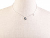 Stainless Steel Chain Necklace Cloverleaf