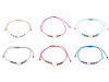 Shamballa-Armband mit Perlmuttherz