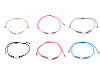 Bracciale Shamballa, con cuore di perle