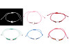 Shamballa-Armband mit Perlmuttherz