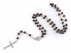 Rosary with Wooden Beads in a Box