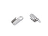 Stainless Steel Flat Cord End 3 mm for Leather