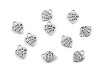 Metal Charm Heart 10x12 mm