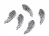 Metal Charm - Angel's Wing 10x26 mm