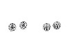 Koraliki metalowe ornament