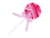Set of Elastic Hair Tie Bands - Lollipop