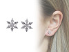 Stainless Steel Stud Earrings Snowflake