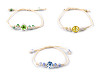 Shamballa Bracelet with Beads and Flower