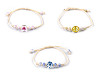 Pulsera Shamballa con cuentas y flores