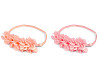 Elastisches Haarband mit Blumen / Blüten