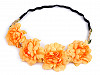 Elastisches Haarband mit Blumen / Blüten