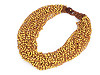 Multi-row Embroidery Necklace with Seed Beads