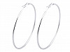 Stainless Steel Earrings Large Hoops