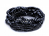 Elastische Armbänder mit Rocailles und geschliffenen Perlen - 18 Stk. Set