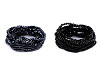 Elastische Armbänder mit Rocailles und geschliffenen Perlen - 18 Stk. Set