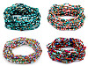 Set of Stretch Seed Beads Bracelets 12 pcs