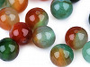 Mineralperlen Achat multicolor, nachgefärbt Ø 8 mm