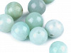 Amazonite glossy synthetic mineral Ø6 mm