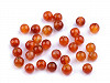 Carnelian mineral beads Ø6 mm