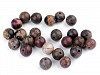 Mineral / Gemstone Beads Dark Jasper Ø8 mm