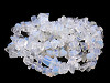 Synthetic Mineral Chip Beads Opalite on Nylon String