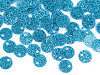Sequins Ø8 mm with Glitter