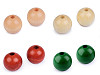 Perle di legno, grandi, dimensioni: Ø 40 mm