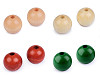 Grosses perles de bois, Ø 40 mm