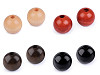 Cuentas de madera grandes, Ø 40 mm