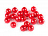 Plastové perly s velkým průvlekem / plavkové 8x10 mm
