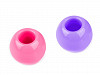 Plastic Charm Beads 8x10 mm Pastel colours