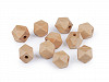 Wooden Beads, unfinished 12x12 mm