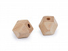 Wooden Beads, unfinished 12x12 mm