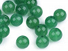 Mineral Beads Green Agate, colored Ø8 mm