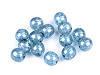 Crackle Glass Beads, Metallic Ø8 mm