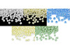 Seed Beads 5/0 - 4.5 mm pearl, opaque
