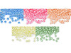 Perle 5/0 – 4,5 mm biserne, neprozirne