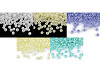 Rokail - koraliki szklane 5/0 - 4,5 mm perłowe, nieprzezroczyste