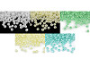 Rokail - koraliki szklane 5/0 - 4,5 mm perłowe, nieprzezroczyste