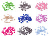 Perline in plastica, motivo: incrinato, dimensioni: Ø 8 mm