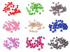 Perline in plastica, motivo: incrinato, dimensioni: Ø 8 mm