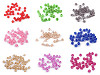 Perline in plastica, motivo: incrinato, dimensioni: Ø 8 mm