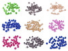 Perline in plastica, motivo: incrinato, dimensioni: Ø 8 mm