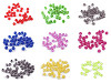 Perles en plastique craquelées, Ø 8 mm