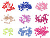 Perles en plastique craquelées, Ø 8 mm