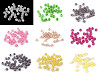 Perline in plastica, motivo: incrinato, dimensioni: Ø 8 mm