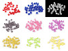 Perles en plastique craquelées, Ø 8 mm