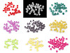 Cracked plastic beads Ø8 mm