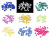 Perline in plastica, motivo: incrinato, dimensioni: Ø 8 mm