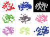 Cracked plastic beads Ø8 mm